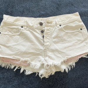 Free People Low Rise Jean Shorts